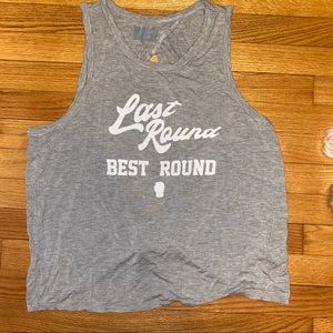 Cute ILoveKickBoxing Open-back Tank